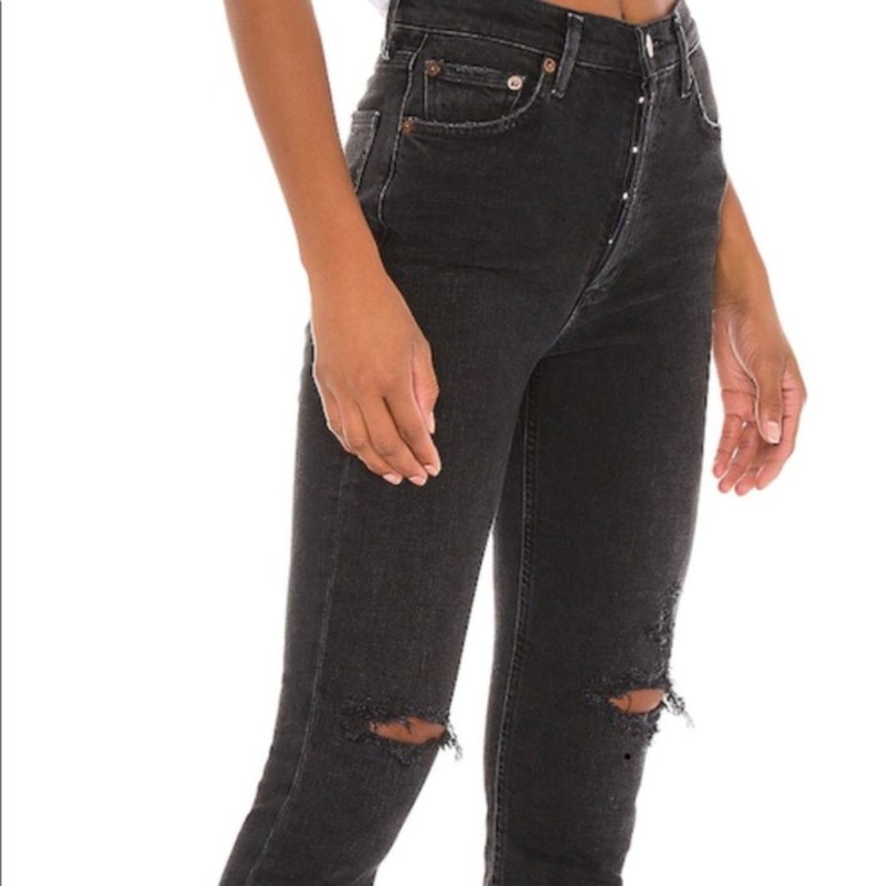 Agolde Nico Highrise button fly jeans size 28